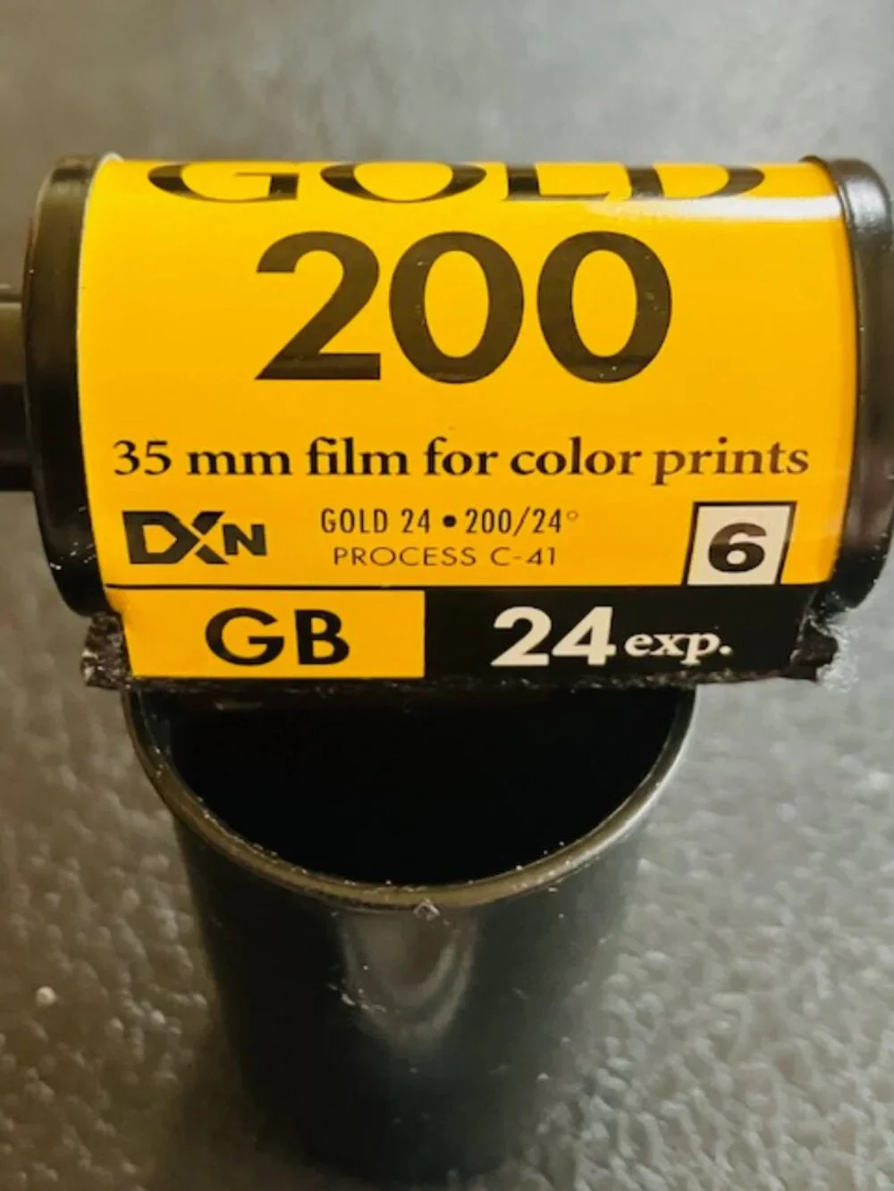 NOS Kodak Gold 200 Speed 24 Exp Color Film 35mm